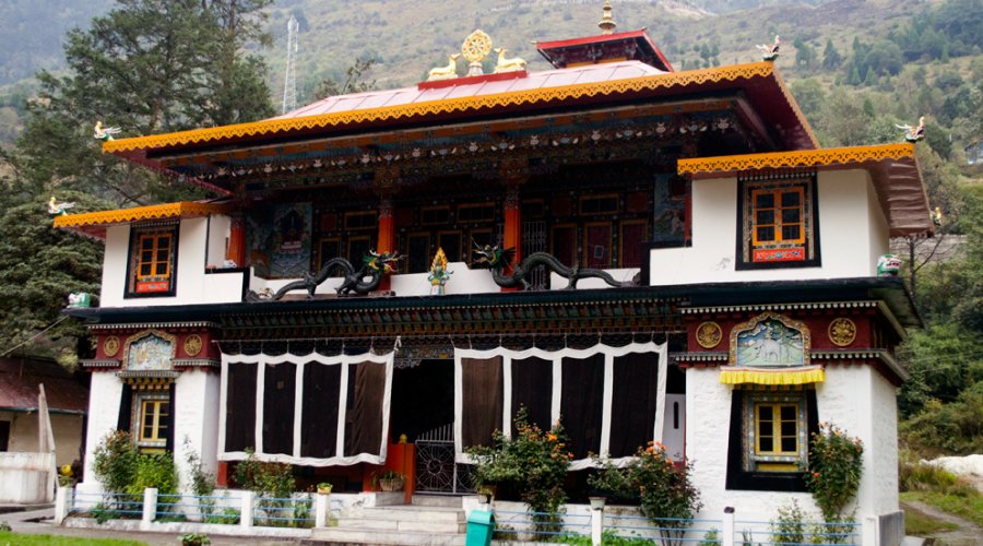The beauty of Lachung Gompa